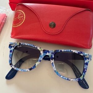 Ray-Ban Rare Series #1 - Blue Patterned Sunglasses